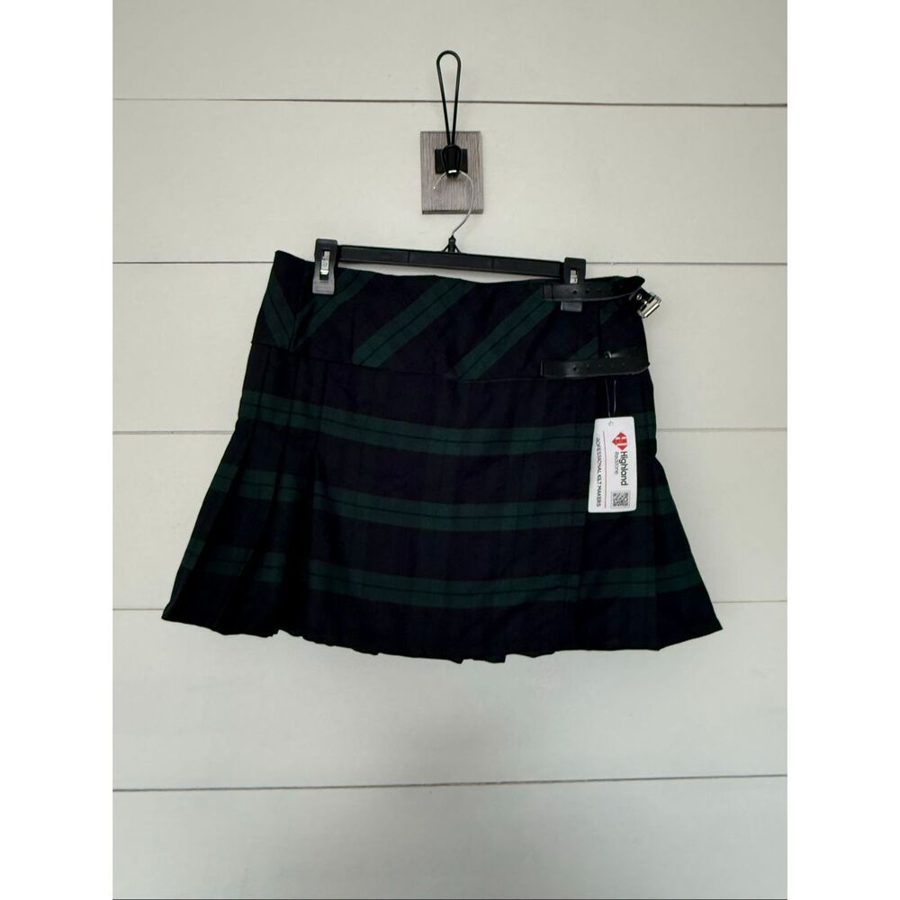 Highland Redstone Women’s 14 Billie Skirt Kilt Plaid Patterned New